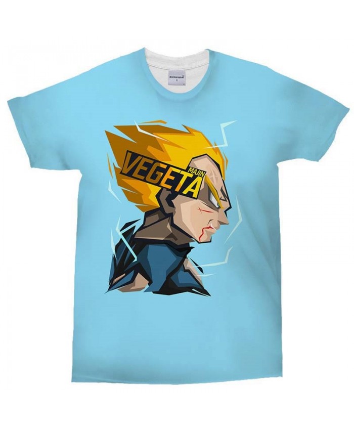 3D Print Men's T Shirt Blaze Blue Dragon Ball Crossfit Shirt Casual Fashion Men Short Sleeve T-Shirt Tops&Tee C