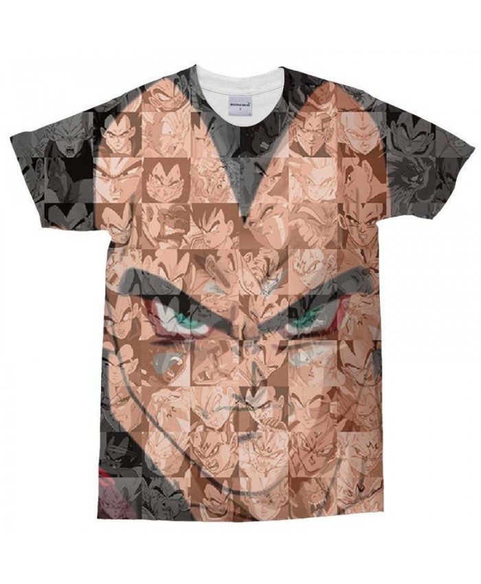 3D Print Men's T Shirt Thousand Face Dragon Ball Crossfit Shirt Casual Fashion Men Short Sleeve T-Shirt