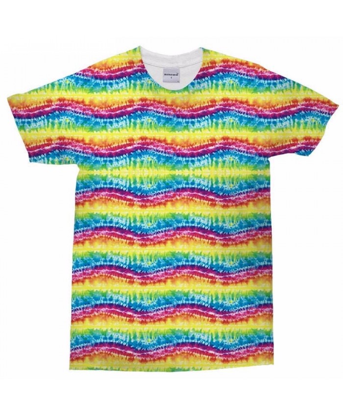 3D Print Men's T Shirt Wave Seven Color Men T Shirts Fashion Men Short Sleeve T Shirt 2021 New Round Neck