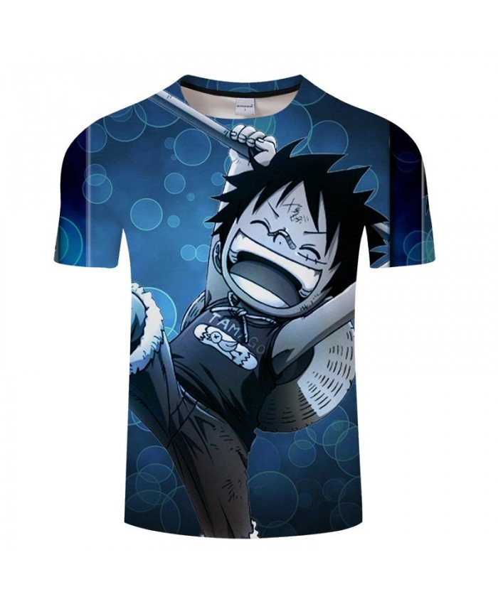 3D Print Protagonist One Piece Men tshirt Crossfit Shirt Casual Summer Short Sleeve Male tshirt Round Neck Brand Men