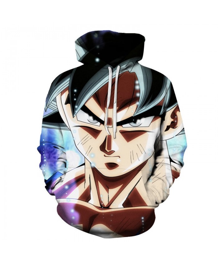3D Print Starlight Flashing Dragon Ball Men Pullover Sweatshirt Pullover Hoodie Casual Hoodies Fashion Men Hoodie