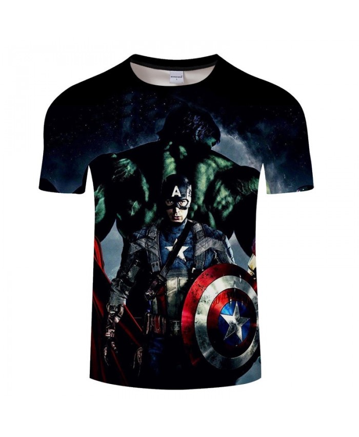 3D Print T Shirt Men Avengers Endgame tshirt Slim Casual Short Sleeve O-neck Crossfit Shirt Tops&Tees Drop Ship Men