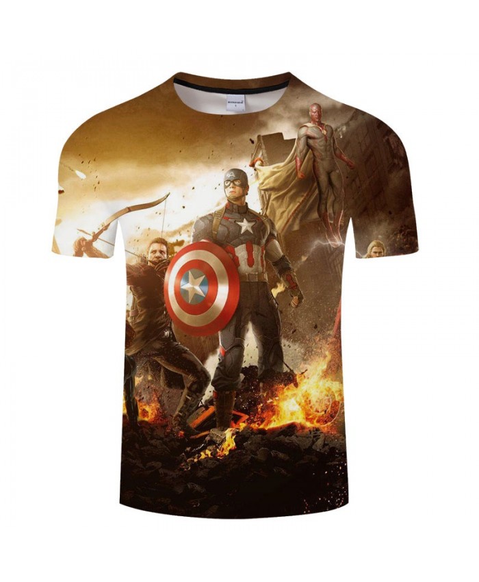 3D Print T Shirt Men Brand Marvel tshirt Summer Fashion Casual Short Sleeve O-neck Crossfit Shirt Tops&Tees Drop Ship