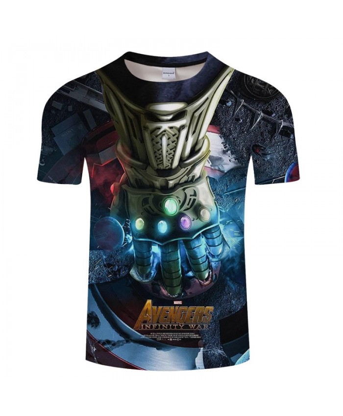 3D Print T Shirt Men Fitness Shirt Casual Short Sleeve O-neck Crossfit Shirt Tops&Tees Avengers Endgame Men Fitness