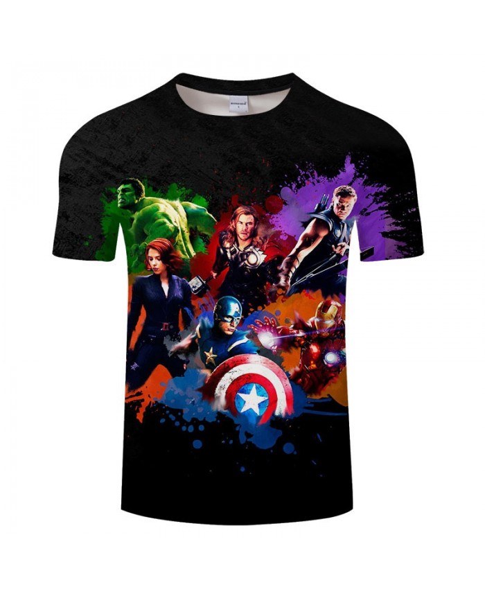 3D Print T Shirt Men Fitness Shirt Fashion Marvel Casual Short Sleeve T Shirt O-neck Crossfit Shirt Tops&Tees Men