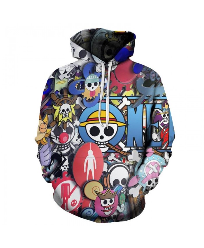 3D Print Various Actions One Piece Men Hoodies Mens Pullover Sweatshirt Fashion Men Hoodies Pullover Casual Hoodies