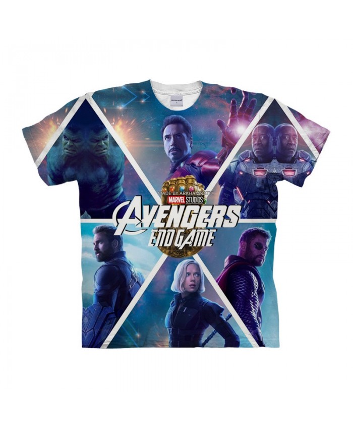 3D Printed Avengers Endgame Marvel Men tshirt Crossfit Shirt Casual Summer Short Sleeve Men T Shirts Fashion O-neck