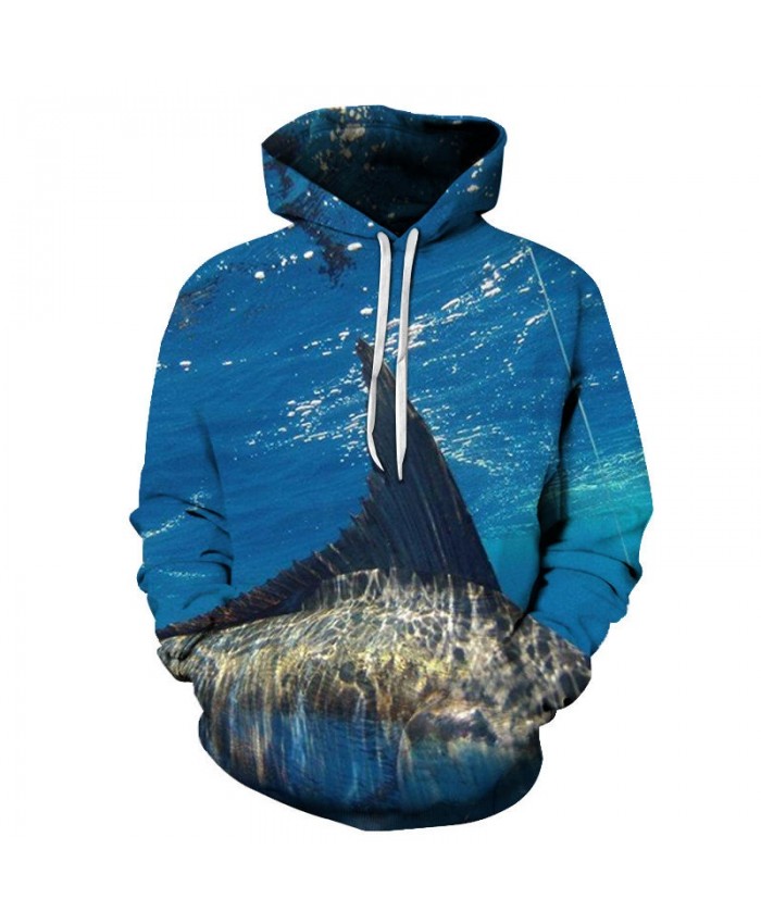 3D Printed Fish Being Caught Mens Pullover Sweatshirt Clothing for Men Custom Pullover Hoodie 2021 Pullover Hoodie