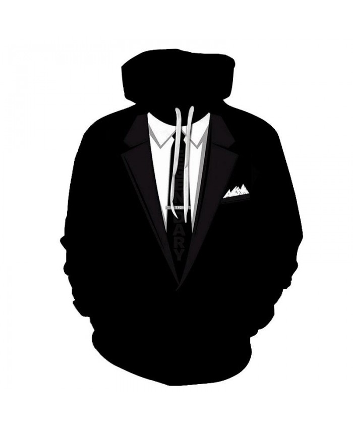 3D Printed Long Tie Men Pullover Sweatshirt Clothing for Men Casual Fashion Hoodies Men Streetwear Sweatshirt