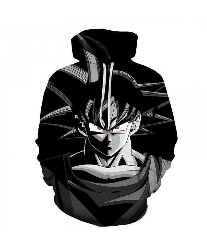 3D Printed Red Eyes Dragon Ball Men Pullover Sweatshirt Pullover Hoodie Streetwear Sweatshirt Fashion Men Hoodie