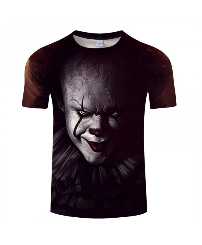 3D Printed Red-black Lips Clown Men tshirt Crossfit Shirt Casual Summer Short Sleeve Male tshirt Men Round Neck Top