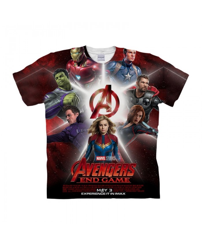 3D Printed The Avengers End Game Men tshirt Crossfit Shirt Casual Summer Short Sleeve Men T Shirts Fashion O-neck