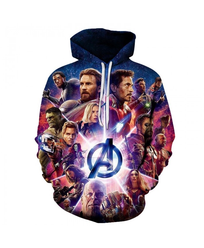3D Printed The Avengers Shine Men Pullover Sweatshirt Clothing for Men Custom Pullover Hoodie Casual Hoodies Men