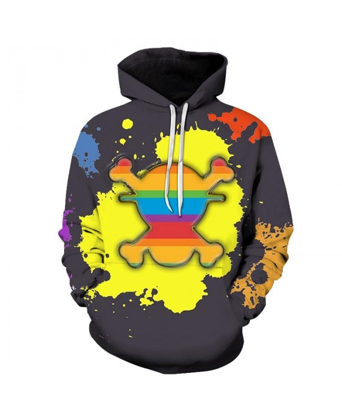 3D Printed Watercolor Painting One Piece Men Hoodies Mens Pullover Sweatshirt Fashion Men Hoodies Pullover Casual