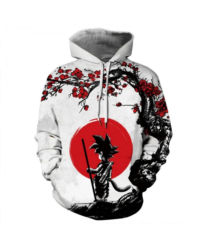 3D Printing Dragon Ball Z Hoodies Men/Women Sweatshirts Hoody Cartoon Cosplay Super Saiyan Goku Boy/Girls Cool Polluver B