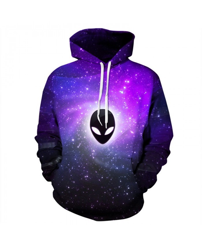 3D Printing Slien Patterns Couple Hoodies Fashion Sweatshirt Men Women Hooded Pullover