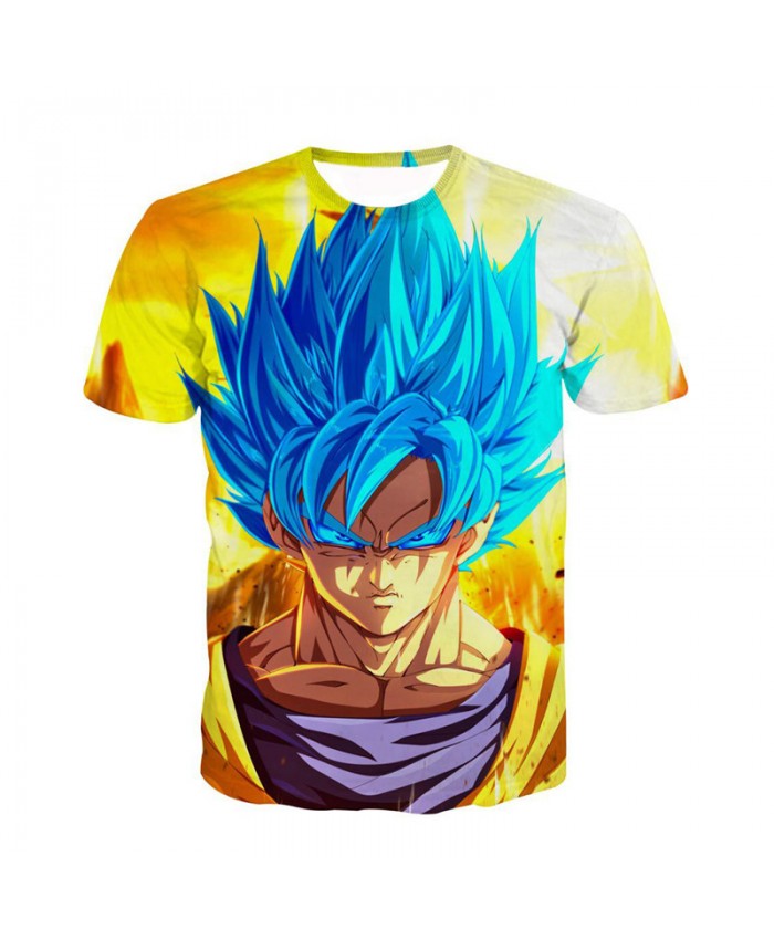 3D T Shirt Homme Dragon Ball Tshirt Hot Animation Super Vegeta Saiya Printed Tee Shirt
