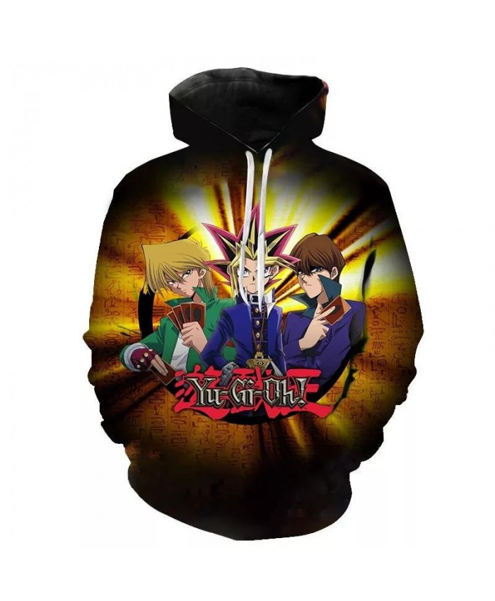 Yu Gi Oh 3D Printed Hoodies Men Women Children Fashion Hoodies Yu Gi Oh King Sweatshirts Streetwear Casual Clothes Coat