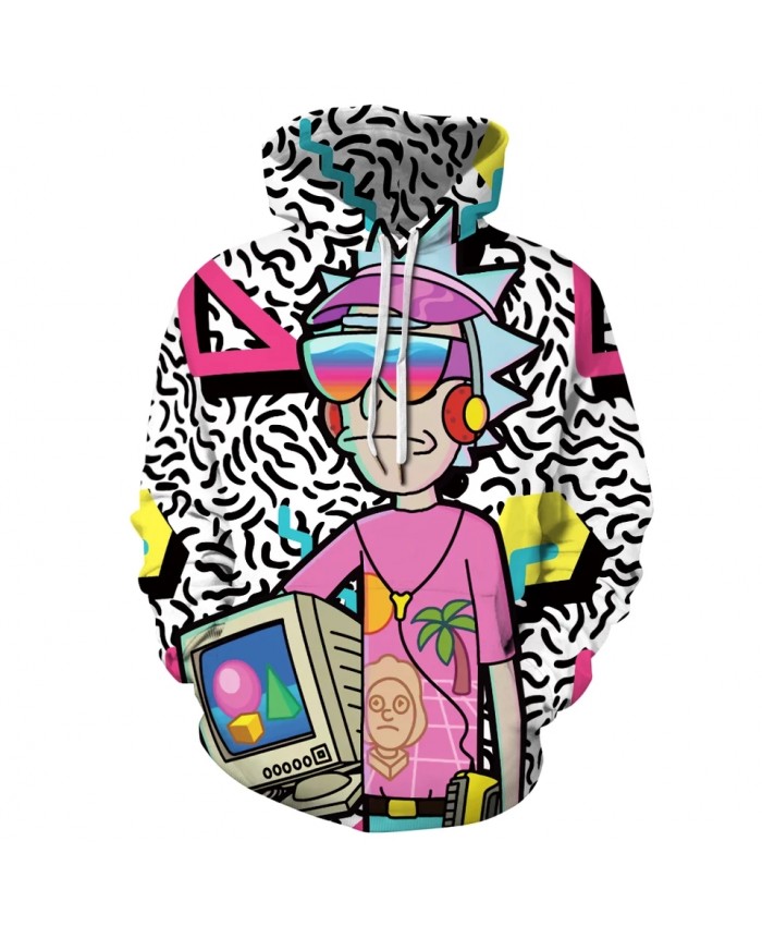 Cartoon Printed 3D Men Women Hoodies 2021 Brand Hooded Fashion Tracksuit Street Coat Sweatshirt