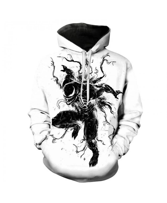 Spring And Autumn Venom Hoodie Men's Women's Children's 3d Printed Sweatshirt Teen Fashion Casual Long Sleeve Cool Street Coat