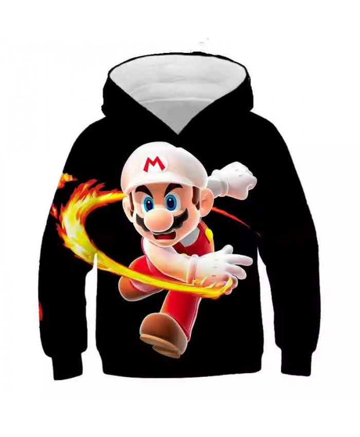 2021 Autumn New Style 3d Hoodies Cartoon Super Mario 3D Print Pokemon Hoodie Sweatshirt Funny Casual Pullover Jacket Coat Tops