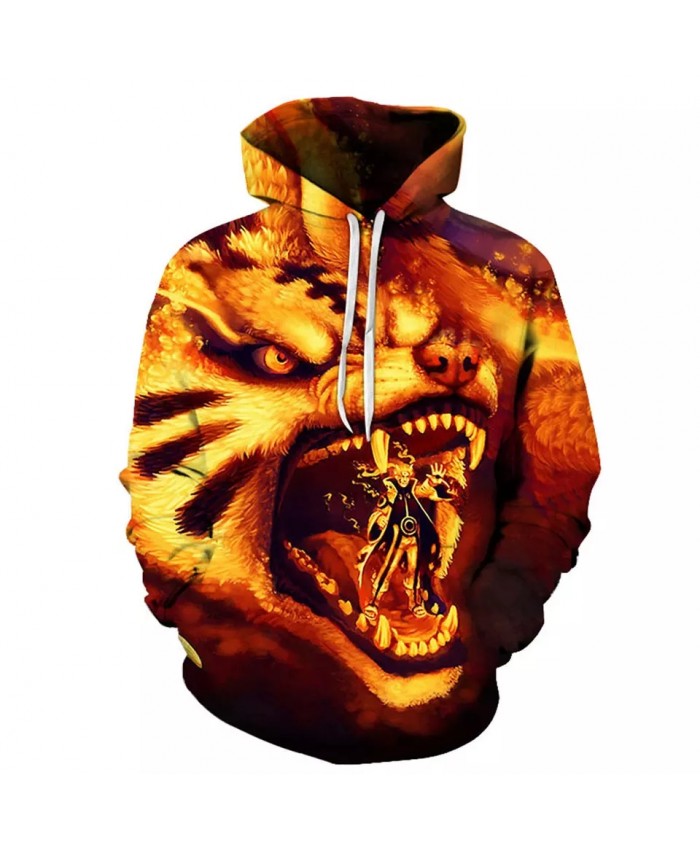 Spring And Autumn Men's And Women's Children's Hoodies 3d Printing Cartoon Animation Fashion Sports Shirt Casual Thin Top
