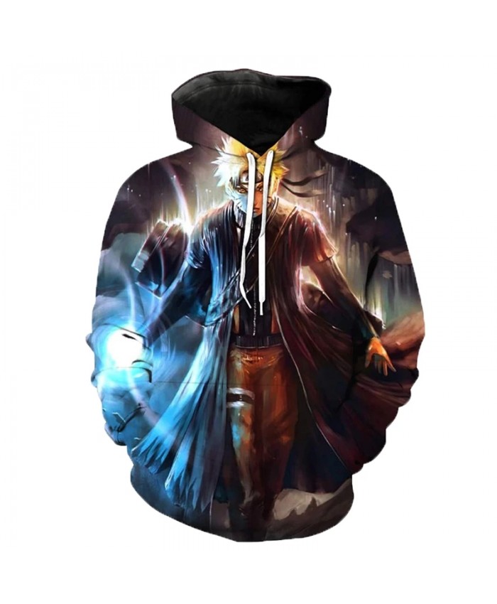 Naruto 3D Printed Sweatshirt Boys Tracksuit Sasuke Kakashi Printed Hoodies Men Women Fashion Casual Oversized Hooded Clothes