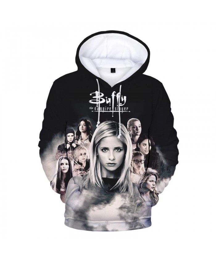 Buffy the Vampire Slayer 3D Print Hoodie Sweatshirts Men Women Fashion Casual Hip Hop Pullover Harajuku Streetwear Hoodies