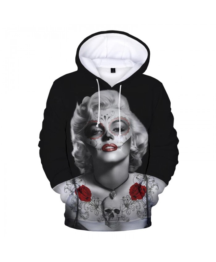 Marilyn Monroe 3D Print Hoodie Sweatshirts Men Women Fashion Casual Pullover Marilyn Monroe Print Harajuku Oversized Hoodies