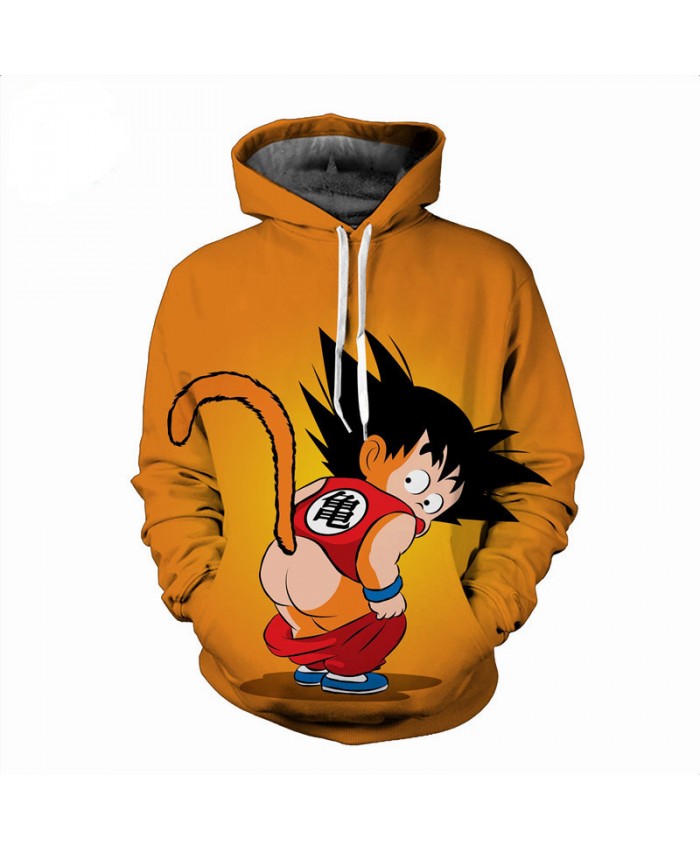 5XL Autumn Dragon Ball Hoodie 3D Sweatshirts Men Cartoon Kids Goku Gohan Hoodies Funny Novelty Outwear Hiphop Streetwear