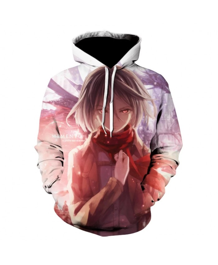 2021 New Japanese Anime Attacking Giant 3d Printing Men's And Women's Hooded Sweatshirts Spring And Autumn Fashion Pullover Coat