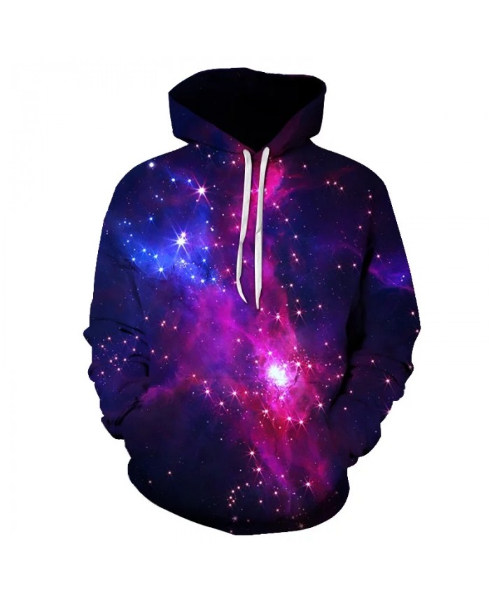 Various Styles Designs Space Galaxy 3D Hoodies Men Women 3d Hooded Sweatshirts Print Purple Nebula Clouds Autumn Winter Hoodie