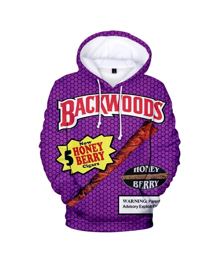 New Backwoods Hoodies Men women 3D Print Harajuku Fashion Hip Hop Streetwear Backwoods Men's Hoodies and Sweatshirt
