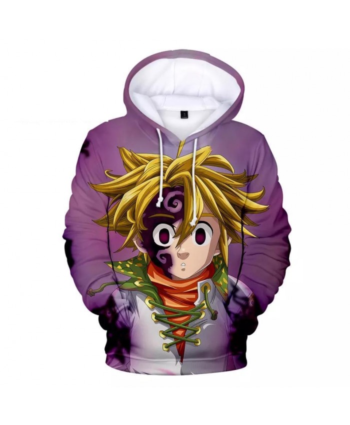 3D boys girls meliodas Hoodies Sweatshirt Comfortable Men women Autumn Harajuku 3D Hoody casual kids meliodas pullovers