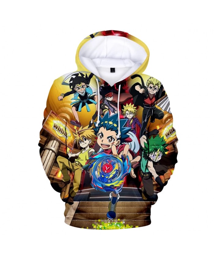 New Beyblade Burst Evolution Hoodies Men women Autumn Harajuku 3D Print Clothes Hip Hop Men's Hoodies Sweatshirt