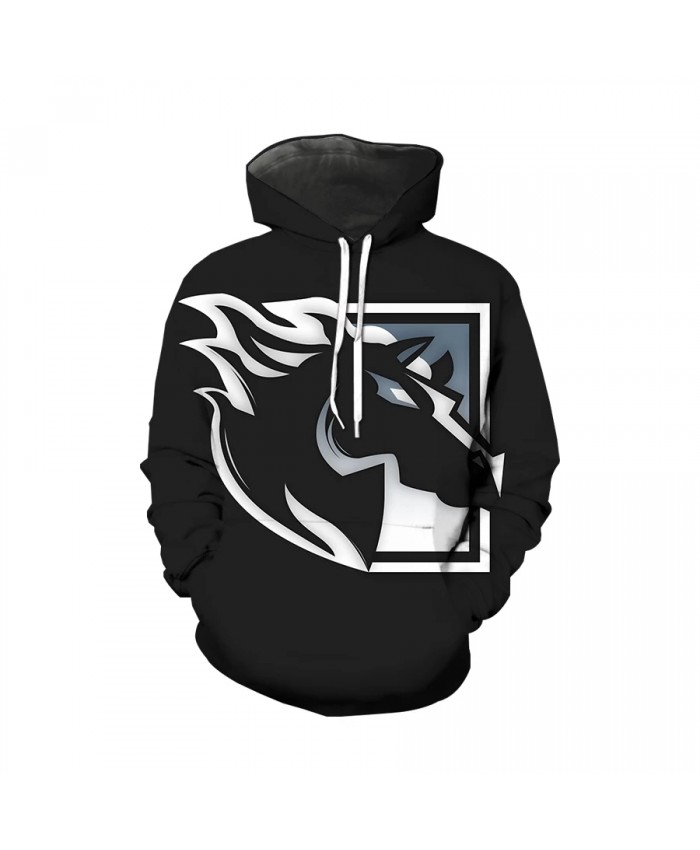 Hot-selling hoodie simulation game 3D printing fashion casual hip-hop hip-hop street dance personality all-match clothing