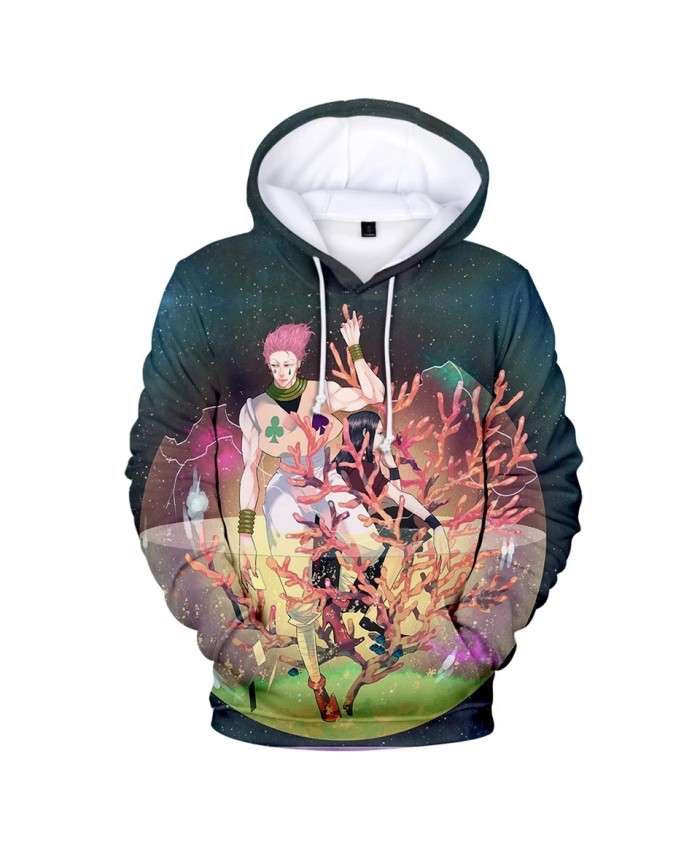 3D Hoodies Men women Fashion Hip Hop Hisoka Men's Hoodies Sweatshirt Harajuku Plus Size Clothes