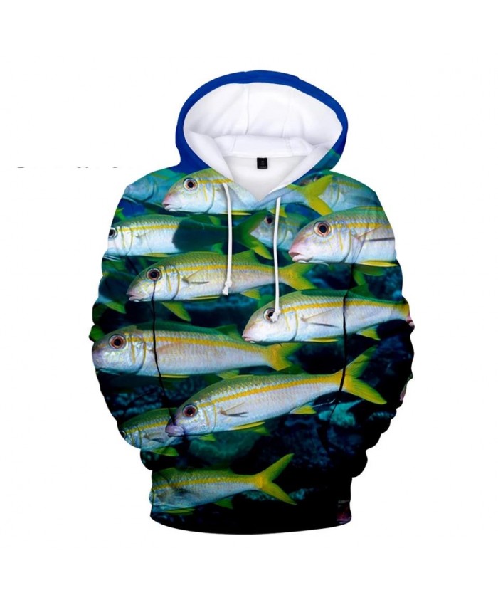 3D Print lots of fish hoodies men women Sweatshirts Hot children's fashion hooded casual boys girls autumn winter cute pullovers