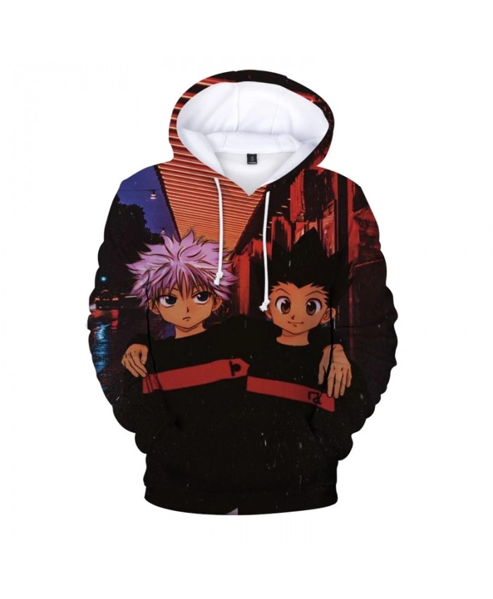 Women Men Hooded Hoodies Hunter X Hunter Women Pullover Hoodies Sweatshirts Killua Zoldyck Devil Eye Anime Hoody Streetwear Tops