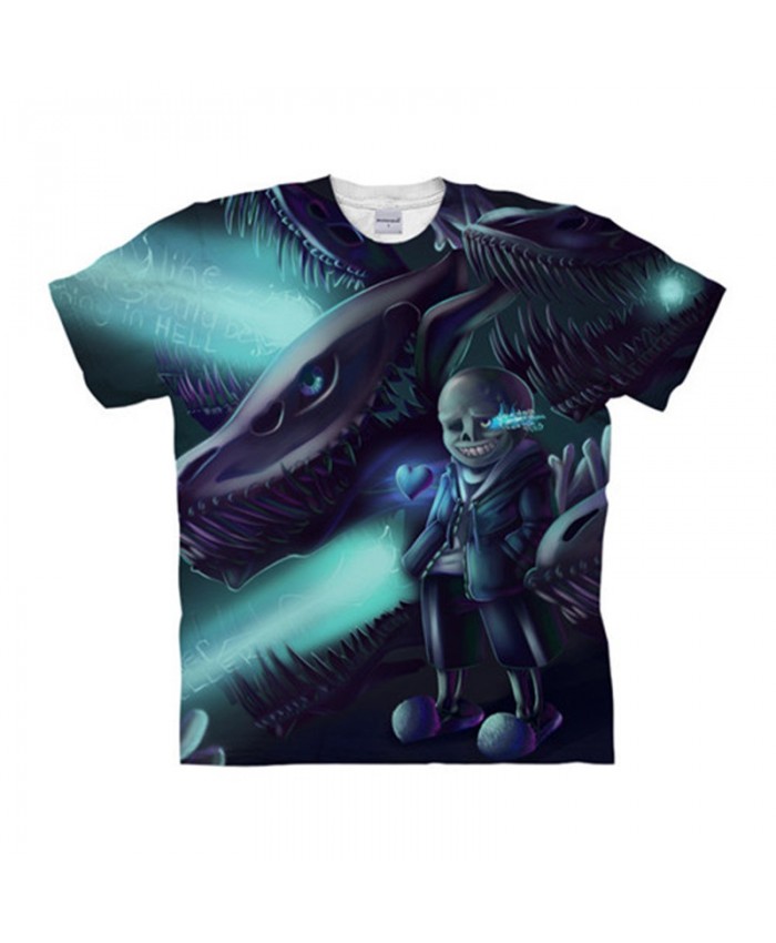 A Light In The Eye Undertale 3D Printed Men Anime tshirt Crossfit Shirt Casual Short Sleeve Male T Shirt Men Brand