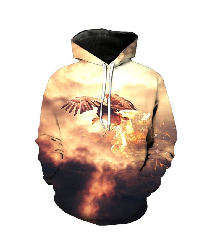Air King Flying Eagle Fashion Hooded Swearshirts Casual Hoodie Autumn Tracksuit Pullover Hooded Sweatshirt