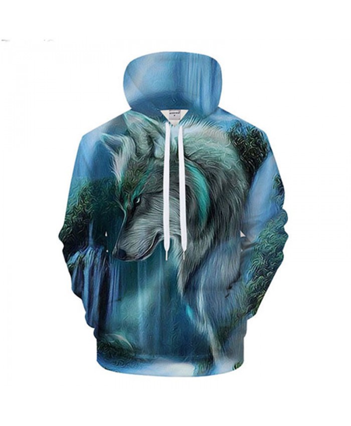 Animal Hoodies Men Hoody 3D Wolf Hoodie Funny Tracksuit Streatwear Sweatshirt Print Coat Pullover Hip Hop Drop Ship