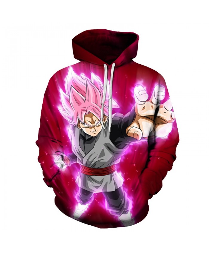 Anime 3D Hooded Sweatshirt Dragon Ball Z Super Saiyan Printed Hoodies and Sweatshirts Hip Hop Style
