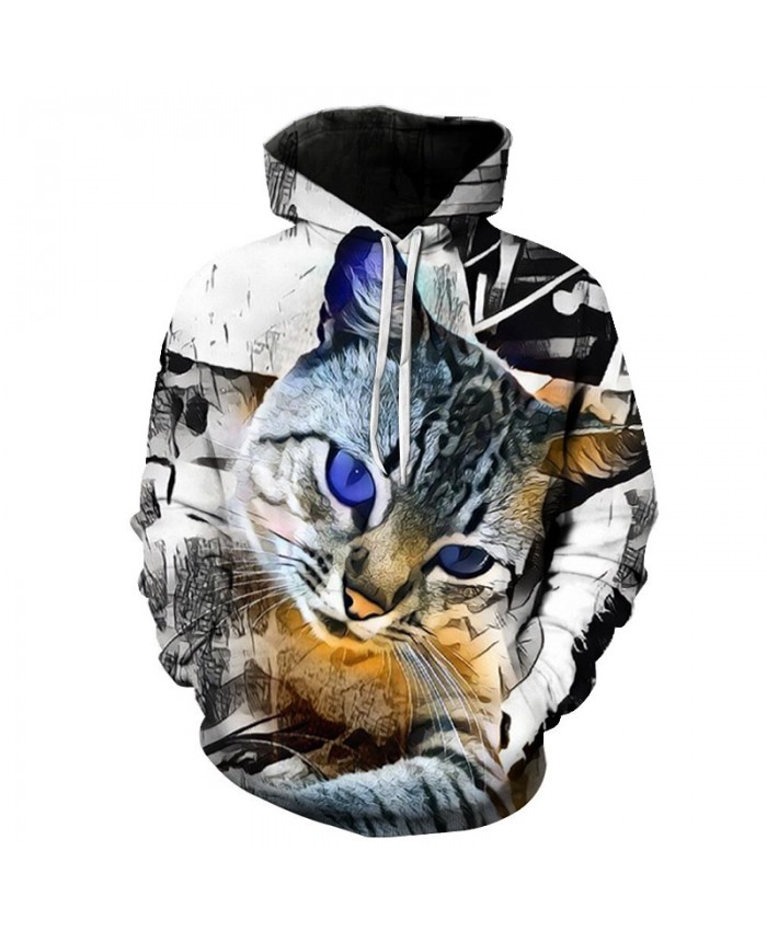 Anime Cat Printed Hoodies Men Women Sweatshirts Funny Tracksuits Autumn Pullover Winter outwear Male Coat Streetwear