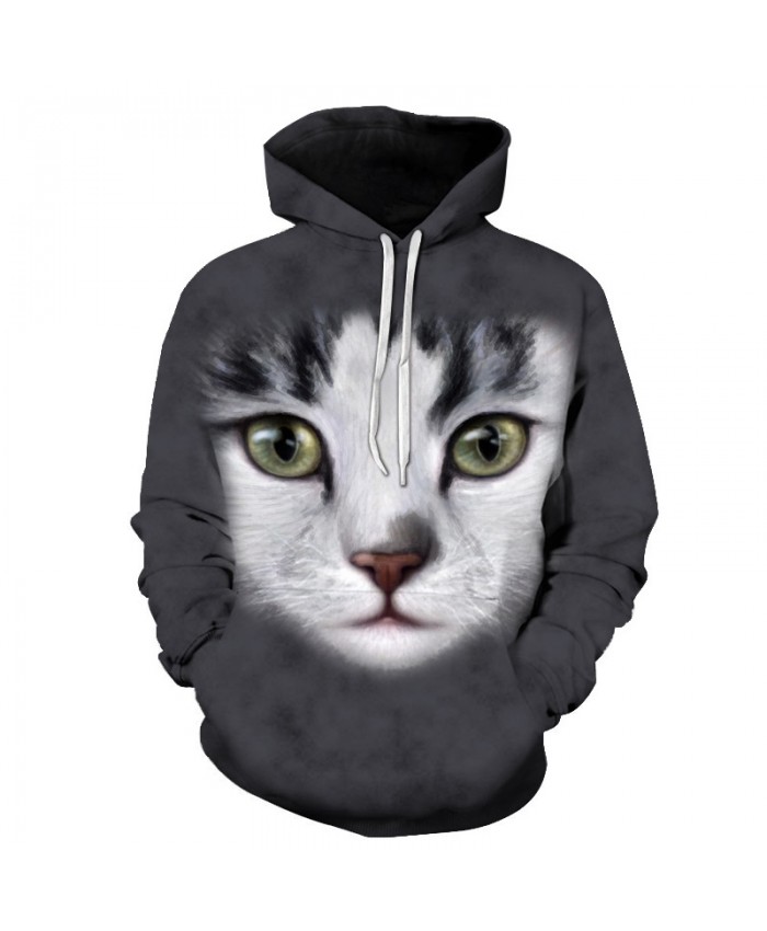 Anime Cat Sweatshirts Men Hoodies Animal Tracksuit 3D Printing Pullover Autumn Hoody Funny Coat Unisex 6xl Drop Ship