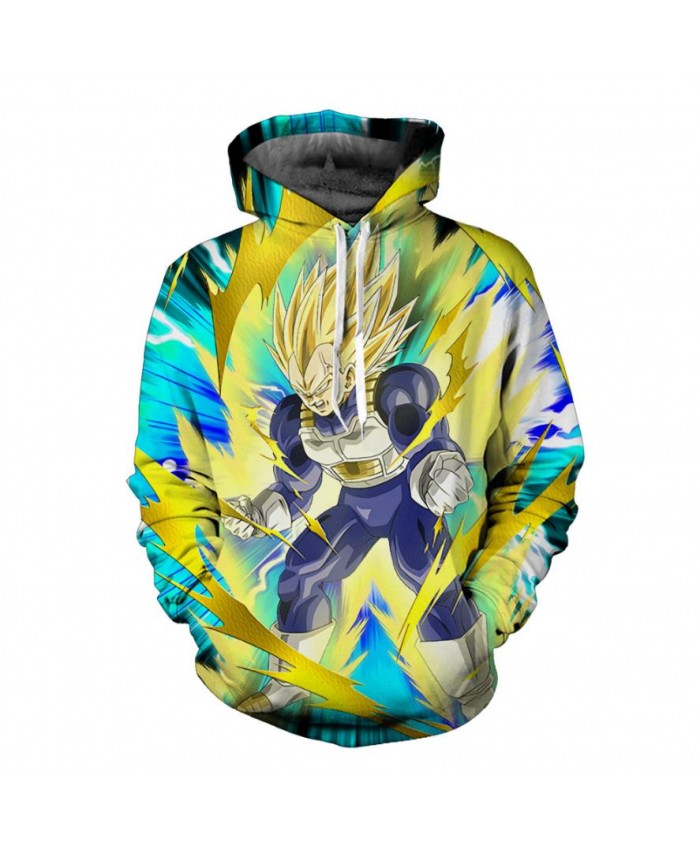 Anime Dragon Ball Z Hoodies Men/Women Sweatshirt Hooded 3D Print Brand Clothing Cap Hoody Harajuku Pullover Jumper S-6XL