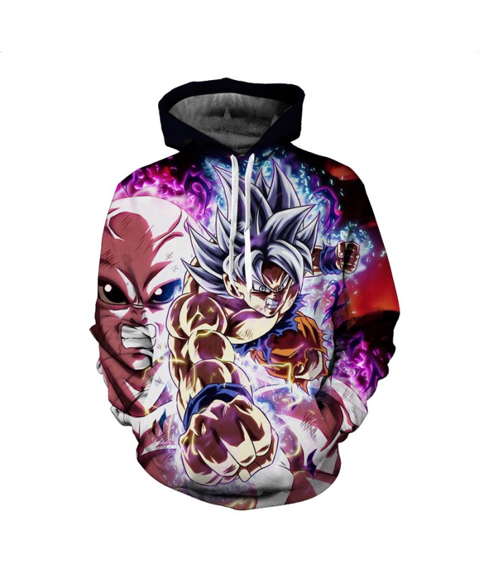 Anime Dragon Ball Z Pocket Hoodies Autumn Winter Hooded Sweatshirts Goku Vegeta Printed Men Women Long Sleeve Outwear