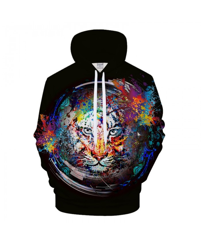 Anime Tiger 3D Hoodies Men Hoody Pullover Tracksuit Animal Sweatshirt Groot Coat Brand Funny Hooded 2021 DropShip