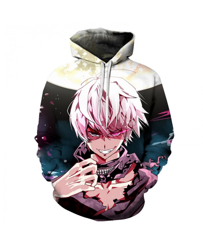Anime Tokyo Ghoul 3D Hoodies Men Women Streetwear 2021 New Fashion Cool Popular Hip Hop hooded Casual Hooded Sweatshirt Outwear