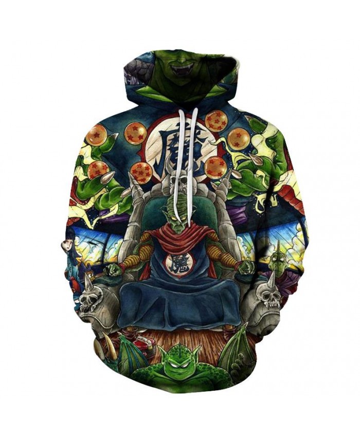 Autumn Winter Casual Funny Print Dragon Ball Goku Hoodie Men Black Cosplay Sweatshirt Costume men Mens Hoodies Jackets S-6XL